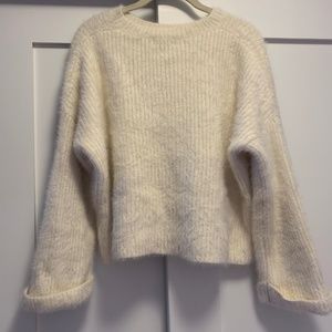 superdown jessie fuzzy sweater